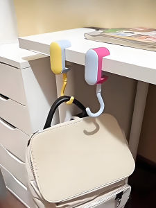 Strong Load Bearing Table Edge Hook School Bag Hanging Tool No Drilling Needed Rotatable And Easy to Install Classroom Essential