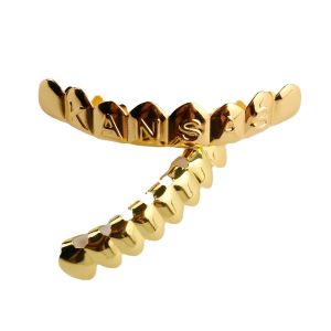 Hot-Selling Kansas Hip-Hop Metal Braces And Hippop European And American Fashionable And Personalized Jewelry