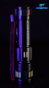 Senter LED Cahaya Super Terang Zoom Jarak Jauh Flashllight Waterproof Rechargeable Baterai-621 Senter Tangan Aluminium Elegan Tali Gantungan Dan Indikator Baterai - Lazada