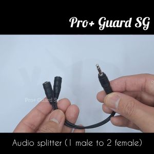 [SG] 1-to-2 Audio Splitter 3.5mm Sound Adapter 1 male to 2 female Split Cable Jack Splitter for earphones headphones