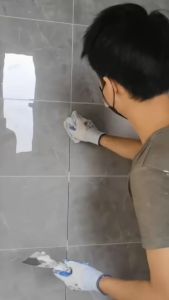 Dụng cụ chà ron gạch miếng cao su chít mạch gạch tiện lợi
