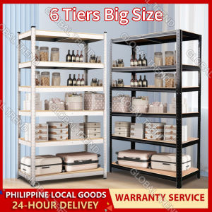 Steel Rack Metal Rack Organizer Kitchen Racks Organizer Boltless Rack Adjustable Shelves Rack Metal Heavy Duty Space Saver Merchandising Display Rack Grocery Rack Organizer Wood Steel Storage Rack Bearing 100KG/Layer