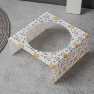 Durable Ceramic Flying Saucer Cat Bowl Pet Bowl Wet Food Dog Bowl Practical Aesthetic Design Universal Pet Feeding Bowl