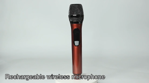 Haomuren wireless karaoke microphone rechargeable mic 50 meters reception distance rechargeable circular shape suitable for UHF FM KTV