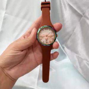 JAM TANGAN WANITA DEWASA 2024 TANGGAL AKTIF MOTIF LEBAH TERLARIS KF-90543