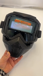 【FAST Delivery】Kính hàn Chất lượng cao Tự động làm tối màu có thể tháo rời Tấm chắn mặt chống va đập Thiết bị bảo vệ làm việc