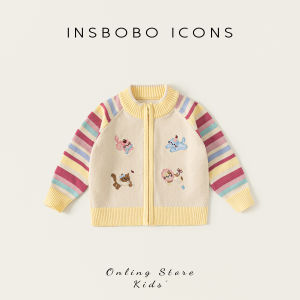 insbobo | Bộ Áo Len và Áo Khoác Cho Bé Gái