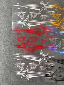 Motorcycle Star Stickers Tank Vinyl Stars Sticker Accesorios Moto Autocollant for Jet Liberty 125 ADV Aerox 155 Max 400 AK 550