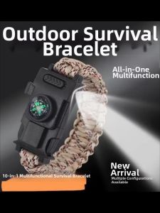 PATGEAR | Ten-in-one Multifunctional Outdoor Survival Bracelet