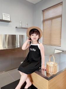 Ice Silk Strapless Dress Summer New Style Comfortable Childrens Princess Dress