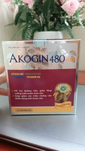 Viên Uống Bổ Não Akogin Plus 480mg – Tăng Tuần Hoàn Não Giảm Đau Đầu Tăng Trí Nhớ - Hộp 100 viên