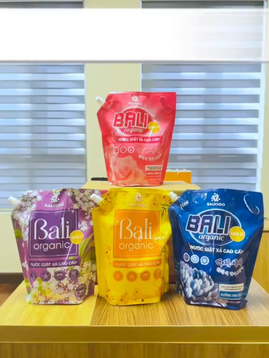 1 Thùng Nước giặt xả Baliogo (4 túi/1 thùng)_Lưu hương lâu, đậm đặc ...