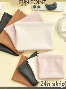 FUNPOINT  Storage Bag Coin Wallet Simple Protable Mini Lipstick usb cable storage ins Cosmetic Pouch Earphones Storage Bag Charging Cable