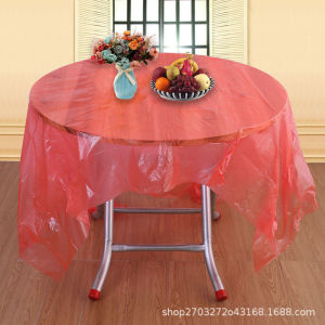 Disposable Clear Thick Tablecloth Plastic Film