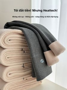 MiiOW | Quần dài nữ mùa đông ấm áp cạp cao ôm vừa vặn quần dài thường ngày đa năng quần bó dài