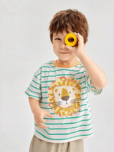Jelly Baby | Áo Thun Bé Trai Ceramic Cotton Mát Lạnh