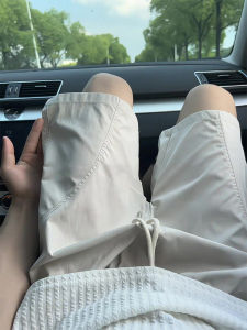 Quần Short Thể Thao Nylon Nhanh Khô Ice Silk Cho Nam Mùa Hè Mỏng Thể Thao Bóng Rổ Chạy Bộ Thể Dục Quần Năm Điểm