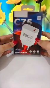 Batok Adaptor For RLM C75 Fast Charger 280W Batok Kepala Casan Hp Support Fast Charging