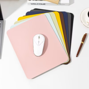 Portable Mouse pad PU Waterproof Non-slip PU Desktop Mouse Mats Easy To Clean Mat For PC Laptop Desktop 19x23CM 24x30CM 30x40cm