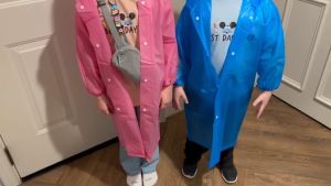 Children Raincoat Kid Thickened Waterproof Rain Coat Girl Boy Outdoor EVA Raincoat