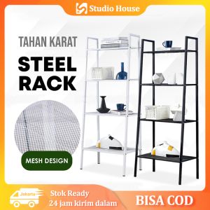 Rak Besi 5 Tingkat & Rak Metal Serbaguna: Solusi Penyimpanan Minimalis
