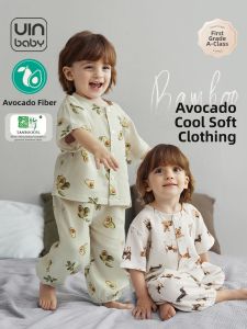 UIN BABY | Summer Lightweight Bamboo Childrens Pajamas