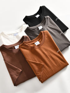 Áo Thun Nam Cotton Nguyên Chất Cổ Tròn Tay Ngắn Mùa Hè Thoáng Khí Thoải Mái Thời Trang Đa Năng Thiết Kế Cao Cấp