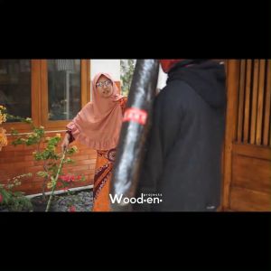 Wooden Projects Hiasan Dinding Premium Frame Kayu Minimalis Wall Decor Jumbo Pajangan Rumah Aesthetic Dekorasi Kamar Exclusive Kabah Masjidil Haram - MKH