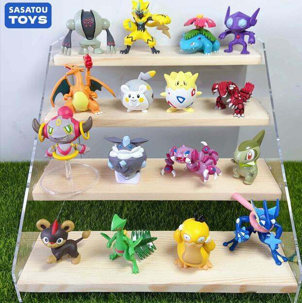 ตัวเลขโปเกมอน Hoopa Togepi Zeraora Charizard Sceptile Carbion Ink Ink Greninja Sableye Togedemaru Groudon Charizard Venusaur C101ของเล่น โปเกมอนของเล่นสำหรับเด็กผู้ชาย