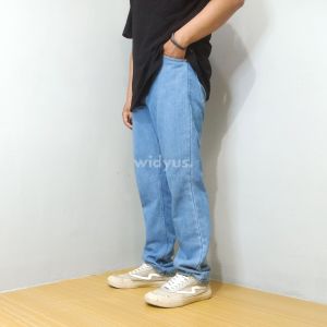 Celana Jeans Panjang Pria Reguler Fit Jumbo Baggy Jeans Pria