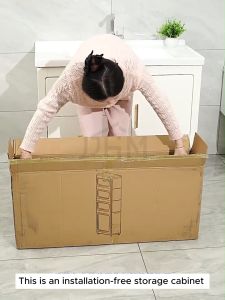 [NO NEED INSTALL] SG 2/3|4 Tier Drawers Slim Storage Cabinet Bathroom Storage Cabinet/Kitchen/Living Room/Space Saving Gap Cabinet