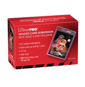 Ultra PRO Semi-Rigid Sleeves 1/2" 200 Card Holders For Standard Size Boardgame Trading Sports Cards Collection Protectors