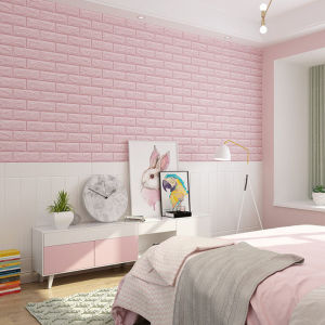 70x77CM 35x39CM Waterproof Big Size Wallpaper Brick 3D Wall Stick Foam Design Self Adhesive For Wall Decor Living Room