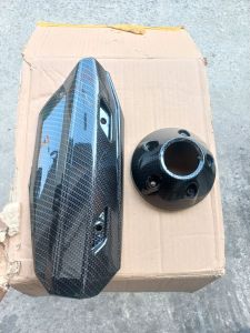 tameng dan corong knalpot xeon karbon