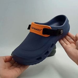 Spako Men Thick Sole Mules Sandals Clogs Size 40-45 Selipar Lelaki By OnGoin Malaysia