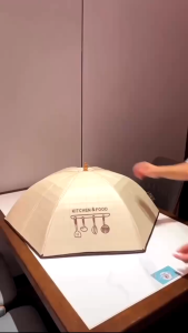 MLADEN Insulated Vegetable Cover Foldable Kitchen Food Cover Round Dustproof Anti Insect Insulated Thermal 菜罩