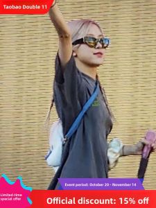 Loose Womens T-shirt Short Sleeve Hip Hop Style Summer Cool Streetwear Printed Cotton Casual round Neck Top for Young Women