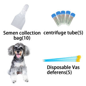 15Pcs Alat Inseminasi Buatan Hewan Anjing Kucing Sapi Ayam Kambing Catheter Selang Inseminasi Buatan