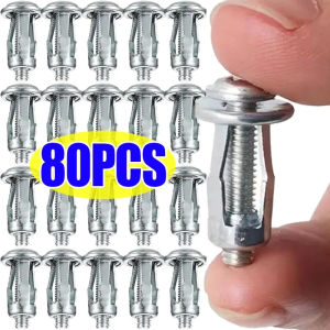 Jack Nuts Screw Petal Screw Anchors Petal Expansion Plugs for License Plate Curtain Expansion Clamp Petal Rivet Lock Bolt Board Wall Fasteners