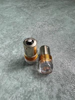 150องศา หลอดไฟเลี้ยว LED แฟลชกระพริบเร็วและผ่าหมาก DC12V. จำนวน 1 คู่ (2หลอด) แสงสีส้ม สว่างมาก มีหลายแบบ ส่งจากไทย