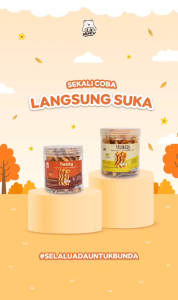 Paket Bundling Snack Bayi BB Booster Twisty Beef Bolognese dan Twisty Garlic Chicken