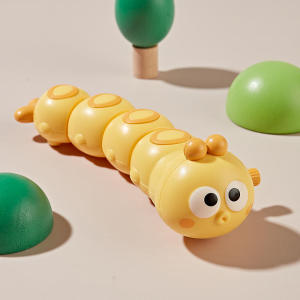 Funny Colorful Animals Worm Reptile Clockwork Crawling Toy Rocky Swing Wind up Toy