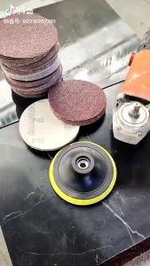 Tatakan Amplas 4 Inci & Bantalan Bulat Velcro Pad 4DIM 100MM