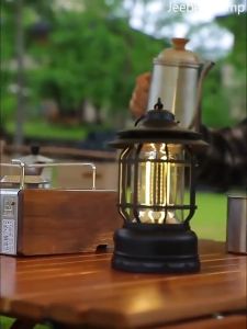 【Malay Stock】Hiberry USB Charging 1200mAh Tent Light Rechargeable Hanging Lantern Vintage LED