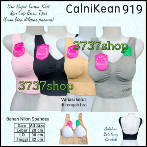 CALNIKEAN BRA 919 - BH WANITA RAJUT TANPA KAIT DGN CUP BUSA YG BISA DILEPAS