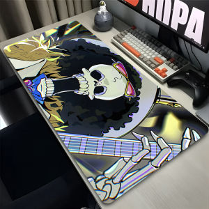 Bandai | Large Gaming Mouse Pad PC Computer Gamer Desk Mat one piece Brook E-sports Mousepad Rubber Keyboard Pad Popular Anime Mausepad