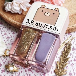 ยาทาเล็บ D12 Dingxiang Manor ชุด 2 ขวด ไม่ต้องอบ แห้งเร็ว ติดทนนาน ลอกออกได้ สูตรน้ำ สามสี