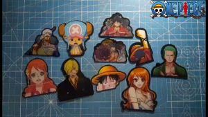 One Piece 3d Motion Sticker for Laptop Cellphone Tumbler Etc.