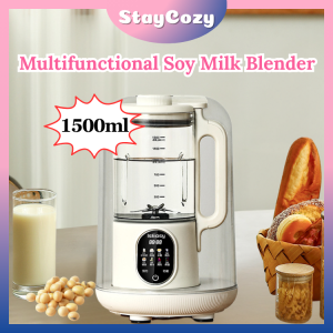 1500ML Multifunctional Soy Milk Maker Quiet High Speed Wall Breaking Machine with Touchscreen Auto Heating 破壁机豆浆机