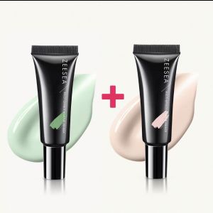 ZEESEA 3in1 Primer Concealer BB Cream Makeup Base Natural Liquid Foundation Longlasting Invisible Pores Whitening Grooming 10g